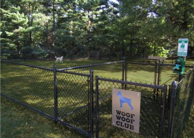 The Woof Woof Club private off-leash dog park for our pet-friendly apartments.